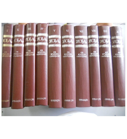 COLECAO EMILE ZOLA - 10 VOLUMES
