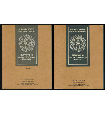 ANTOLOGIA DA POESIA PORTUGUESA 1940 1977 - 2 VOLUMES