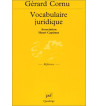 VOCABULAIRE JURIDIQUE
