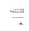 O QUE FAZER DEPOIS DA CRISE : A CONTRIBUICAO DO DESENVOLVIMENTO KEYNESIANO