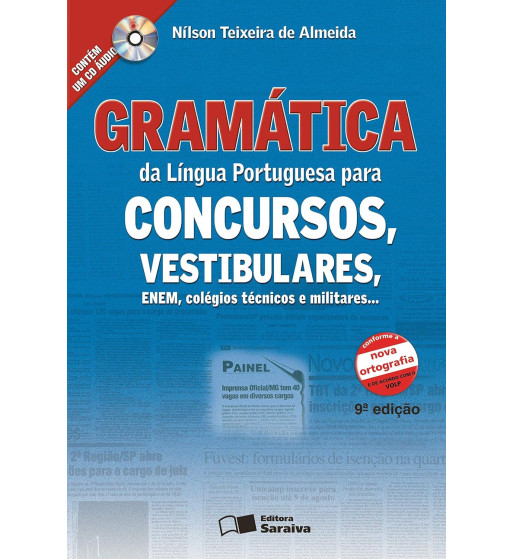GRAMATICA DA LINGUA PORTUGUESA PARA CONCURSOS VESTIBULARES ENEM COLEGIOS TECNICOS E MILITARES