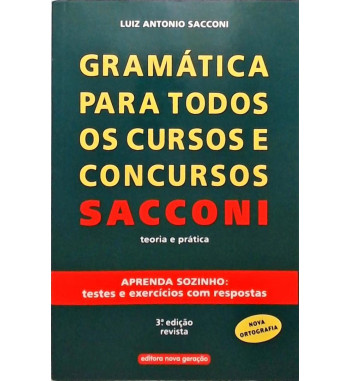 GRAMATICA PARA TODOS OS CURSOS E CONCURSOS : TEORIA E PRATICA