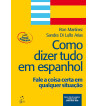 COMO DIZER TUDO EM ESPANHOL : FALE A COISA CERTA EM QUALQUER SITUACAO
